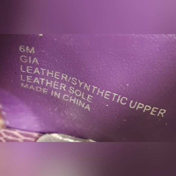 Y2K White House Black Market Purple Snake Leather Peep Toe Heel Pump Shoe SZ 6M - Picture 9 of 9